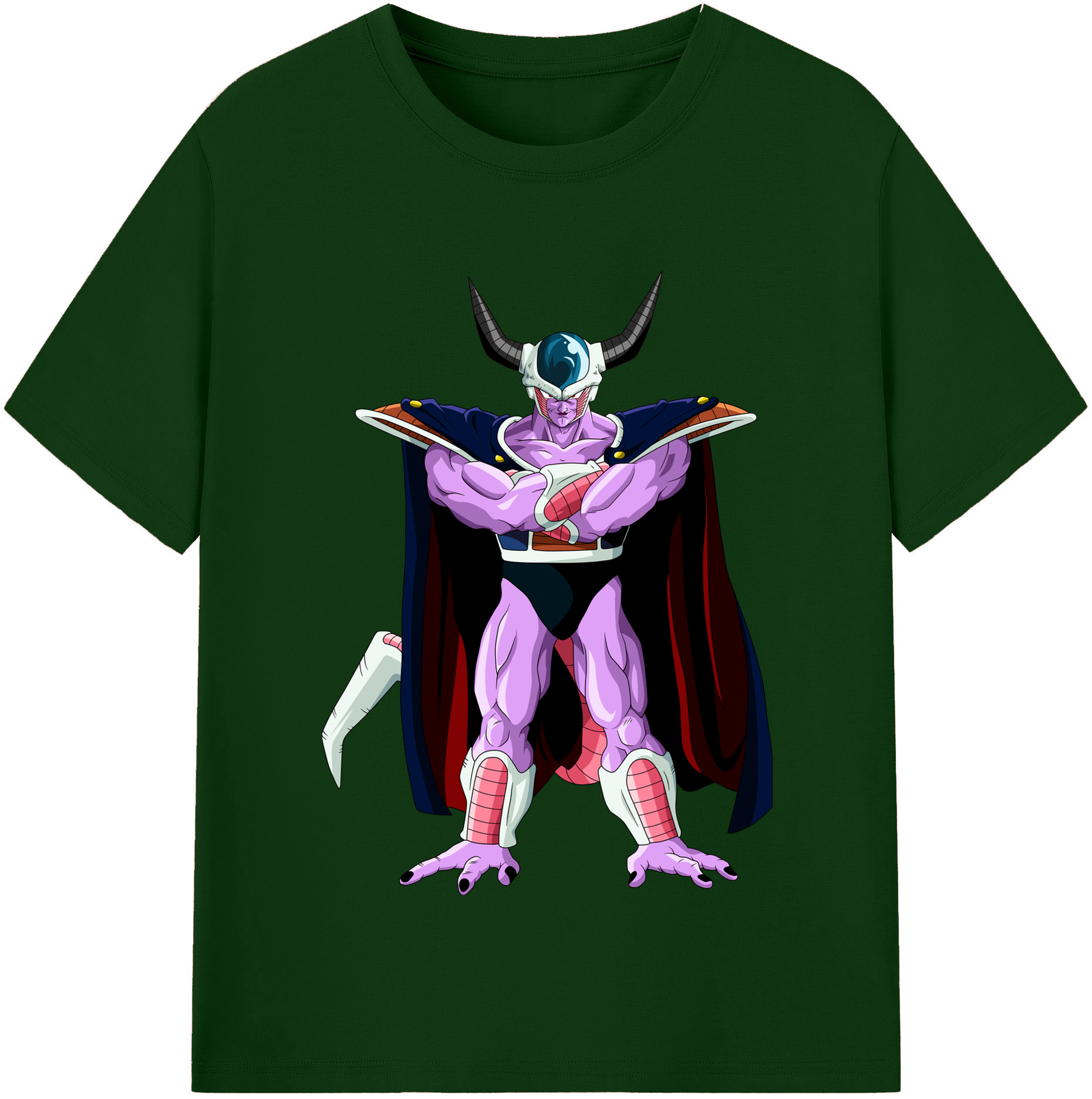 （画像用） ドラゴンボール コルド大王 DRAGON BALL King Cold 綿100％半袖Tシャツ（フロントプリント）